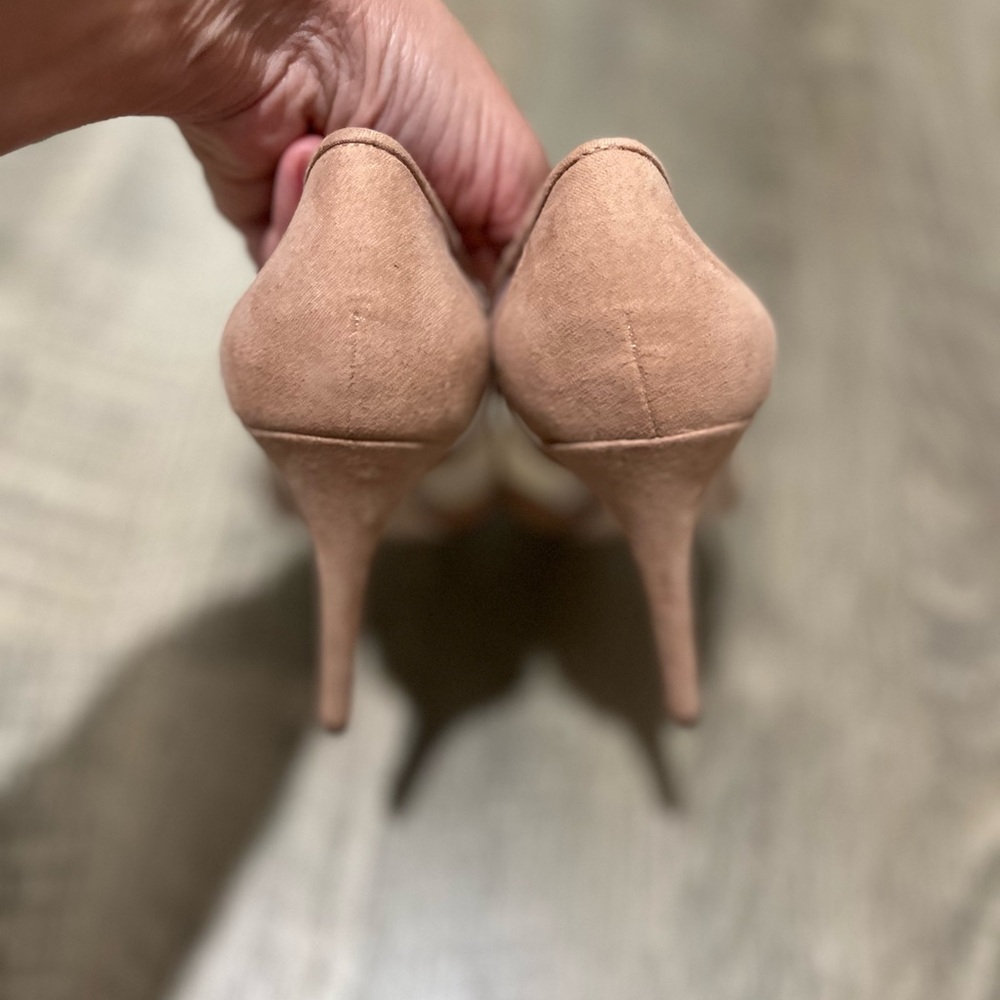 Jessica Simpson Ballet Blush Prescanta Heels Size 7 - Picture 4 of 4